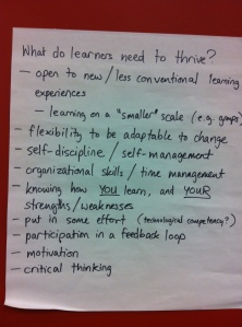 list of learner attributes